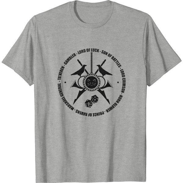 Mat Cauthon Emblem (Black) - Wheel Of Time - T-Shirt-image