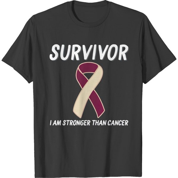 Throat Cancer Survivor I Am Stronger Than Cancer T-Shirt-image