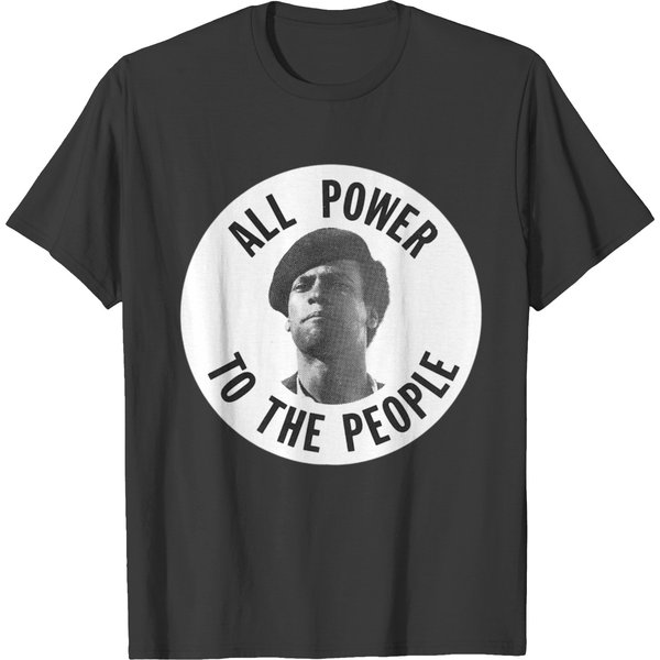 Huey Newton All Power To The People Black History Shirt-image