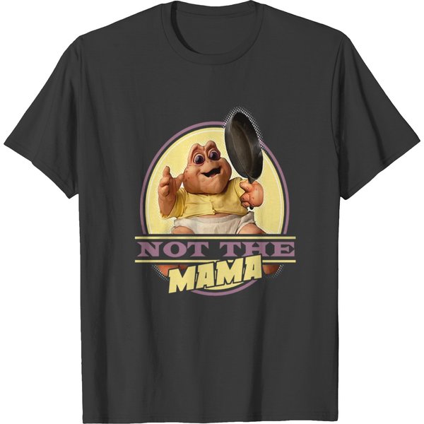 Dinosaurs Not The Mama (Dns0020-501Blk) Men_S Classic T Shirts-image