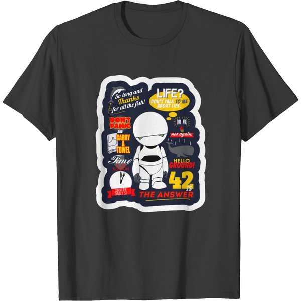 42 - The Hitchhikers Guide To The Galaxy - Sticker T Shirts-image