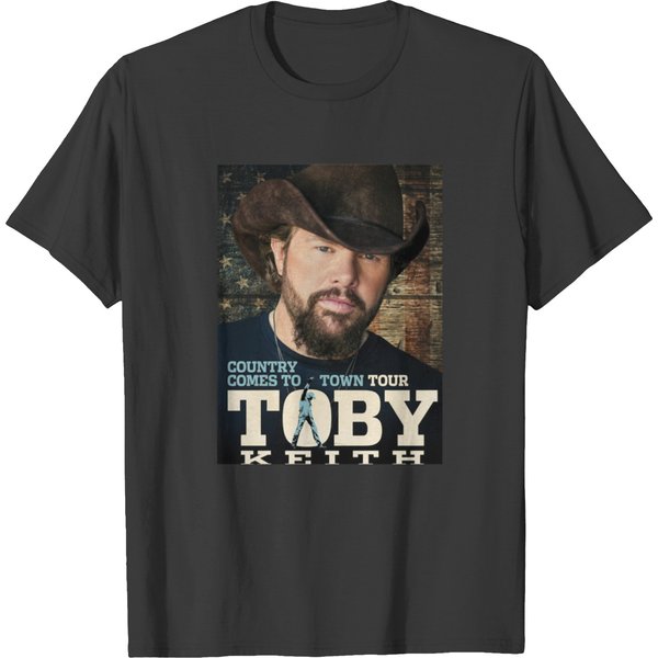 Tour Toby Keith Country Comes To Town Singer Music Classic T-Shirt-image