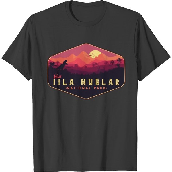 Jurassic Park T-Shirt, Isla Nublar Shirt, Jurassic World Parody Shirt, Visit Isla Nublar National Park-image