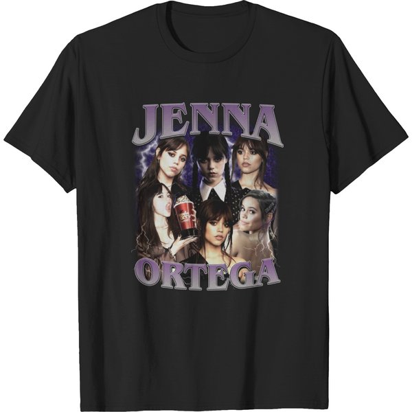 Jenna Ortega Vintage Unisex Shirt, Vintage Jenna Ortega Tshirt-image