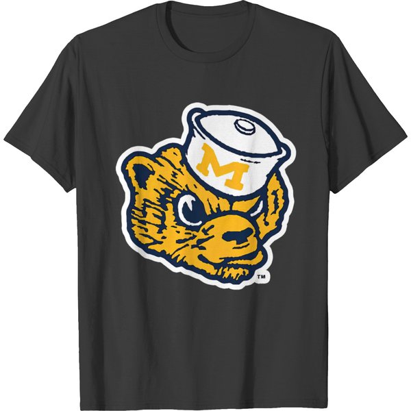 University Of Michigan Vintage Wolverbear T Shirts-image