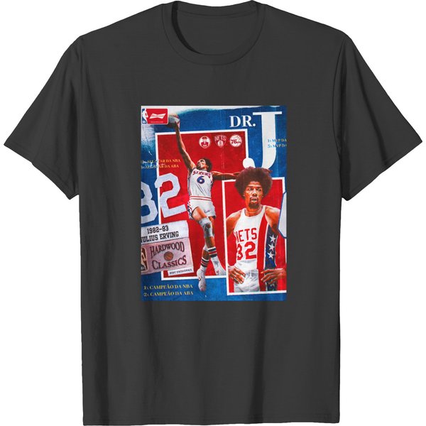 Julius Erving Dr J Legend T-Shirts-image