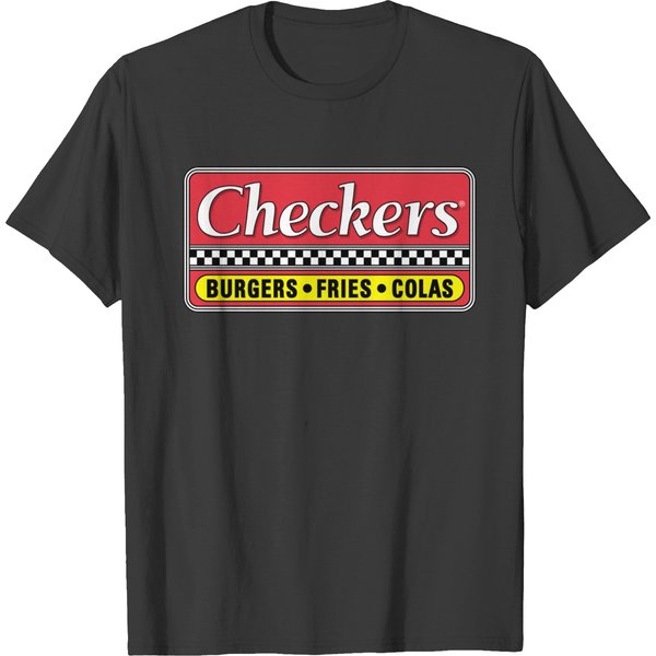 Checkers Fast Food Logo T-Shirts-image