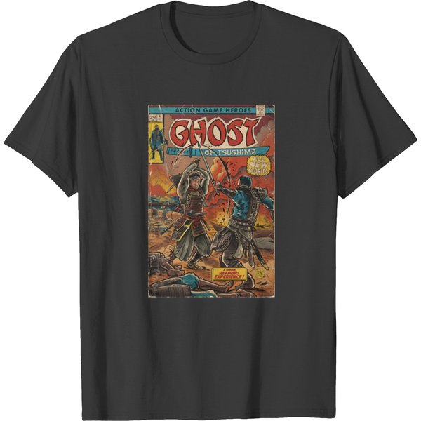 Of Tsushima Fan Art Comic Cover T-Shirts-image