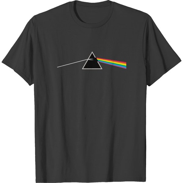Pink Colorful Flower Floyd With Water Droplets T Shirts-image