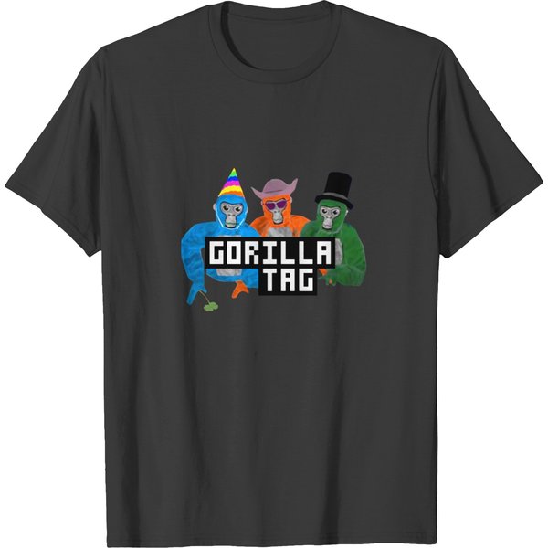 Gorilla Tag Party Hat Gorilla Tag Merch Men Womenboy Girl Younghoodie Long Sleeve Swea T-Shirts-image