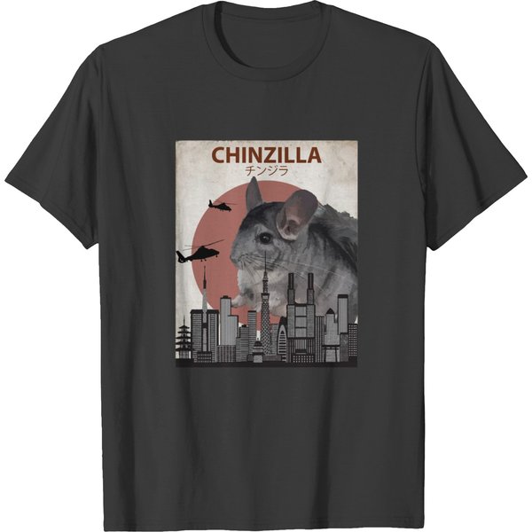 Chinzilla Giant Chinchilla Monster T-Shirts-image