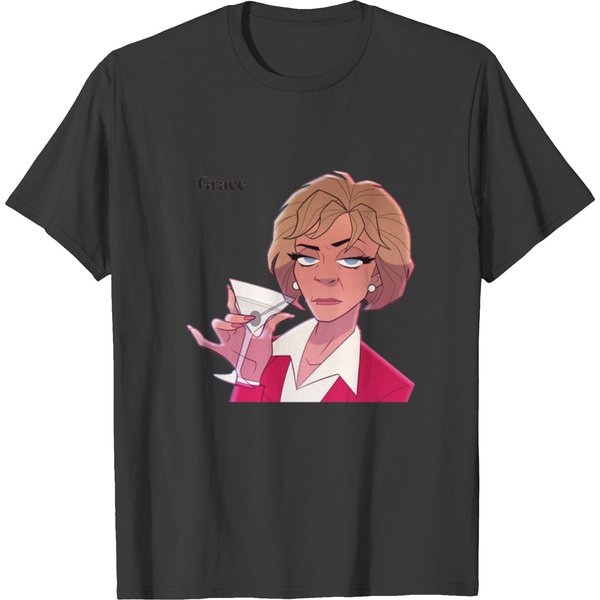 Cool Grace And Frankie Tv Show Characters Design Active T-Shirts-image