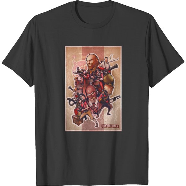 Team Fortress 2 Premium Matte Vertical Poster T Shirts-image