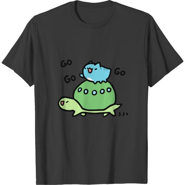 Comic Cat Turtle, Bugcat Capoo, Bug Cat Long T-Shirts-image