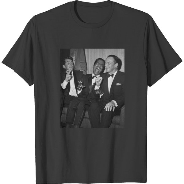 The Rat Pack Frank Sinatra Sammy Davis Jr Dean Martin Las Vegas The Mob Rat Pack Classi T Shirts-image