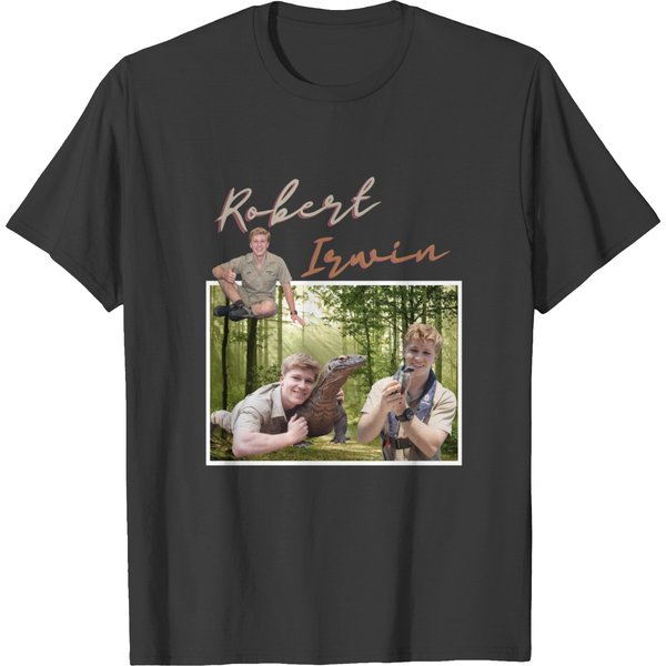 Robert Irwin T Shirts, Wildlife Lover, Animal Conservation T Shirts-image