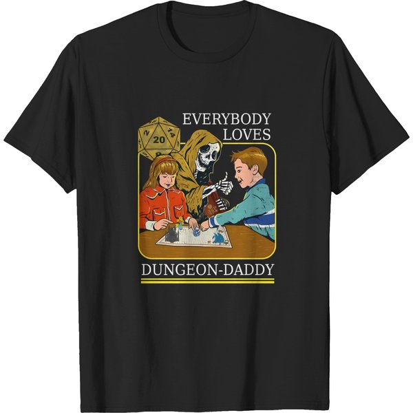 Everybody Loves Dungeon Daddy Vintage T-Shirt, Dungeons And Randomness Shirt-image