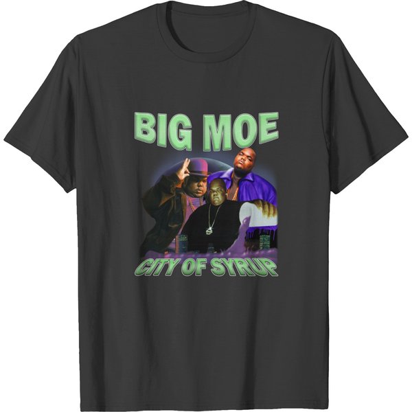 Big Moe Vintage Hip-Hop T-Shirt-image