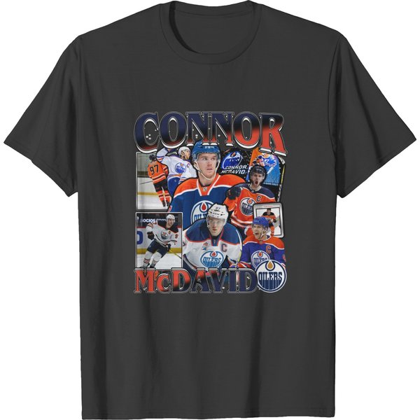 Vintage 90S Graphic Style Connor Mcdavid T-Shirt-image