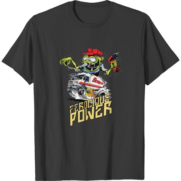 Vintage Snap On Rat Fink T Shirt-image