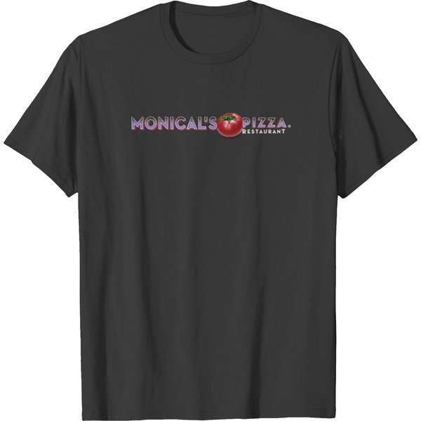 Monical's Pizza Food Logo Restaurant Chain T Shirts-image