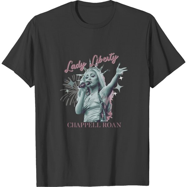 Chappell Roan Shirt | Gov Ball Lady Liberty | Statue Of Liberty Drag-image