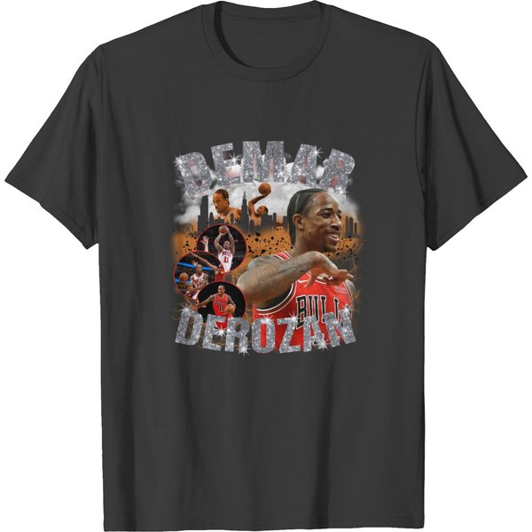 Demar Derozan Shirt Vintage Demar Derozan Graphic Tee Jersey Bootleg 90S Style T-Shirt-image