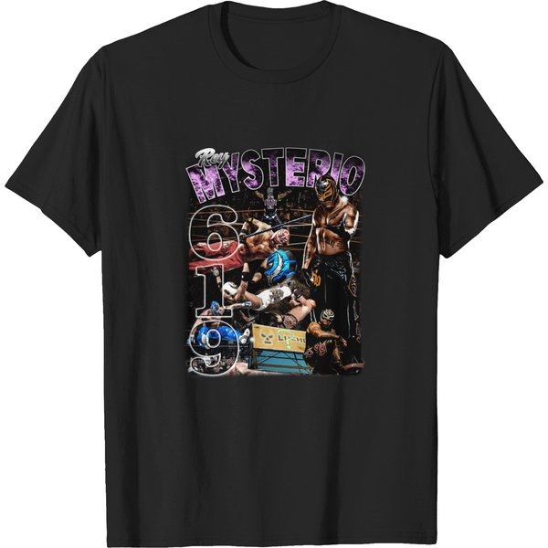 Limited Rey Mysterio 90S Vintage Bootleg Style T-Shirt, Rey Mysterio Shirt-image