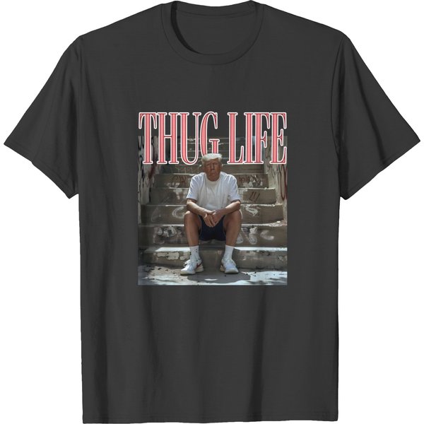 Thug Life Donald Trumps Shirt, Trump 2024 T-Shirt, Trump Republican Gifts-image