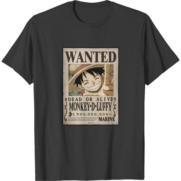 Luffy Wanted T-Shirts-image