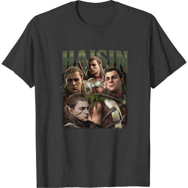 Vintage 90S Graphic Style Halsin - Baldurs Gate 3 T-Shirt, Halsin - Baldurs Vintage Tee-image
