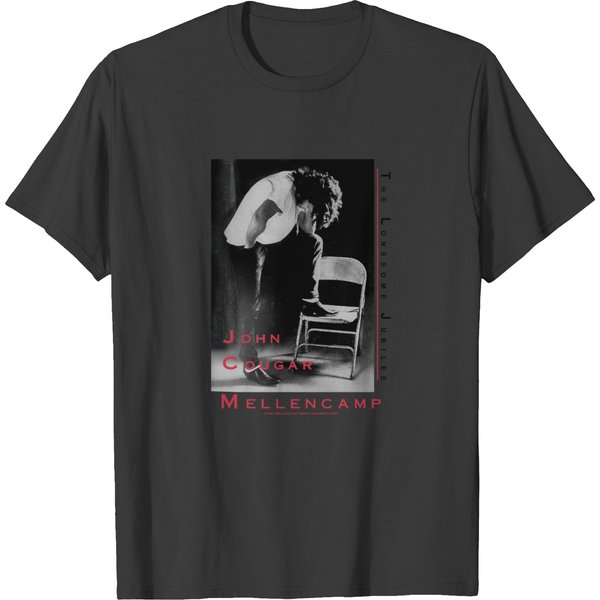 1987 Vintage John Cougar Mellencamp Band Shirt The Lonesome Jubilee-image