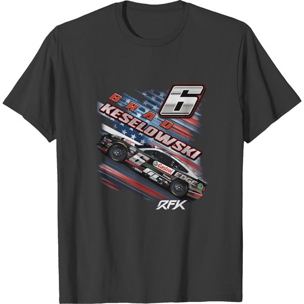 Brad Keselowski Rfk Racing Patriotic T-Shirts-image