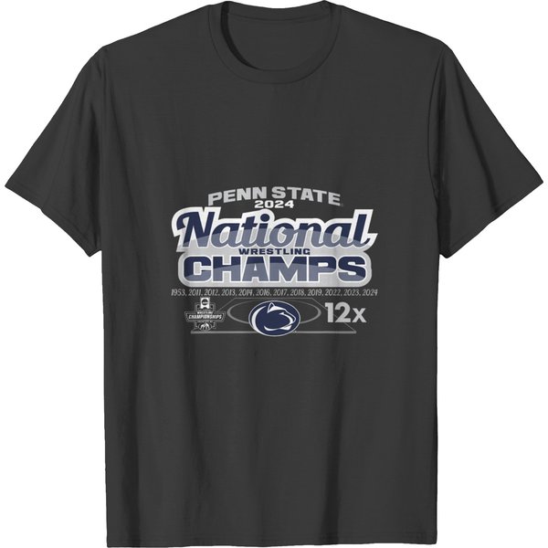 PéNn State Nittany Lions National Champs Wrestling 2024 T Shirts-image