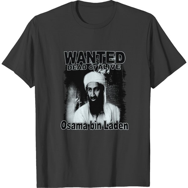 Wanted Dead Or Alive Osama Bin Laden Shirt-image