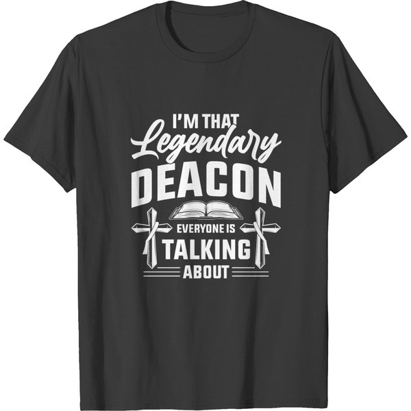 Church Deacon Religion Christian Believer Church T Shirts-image