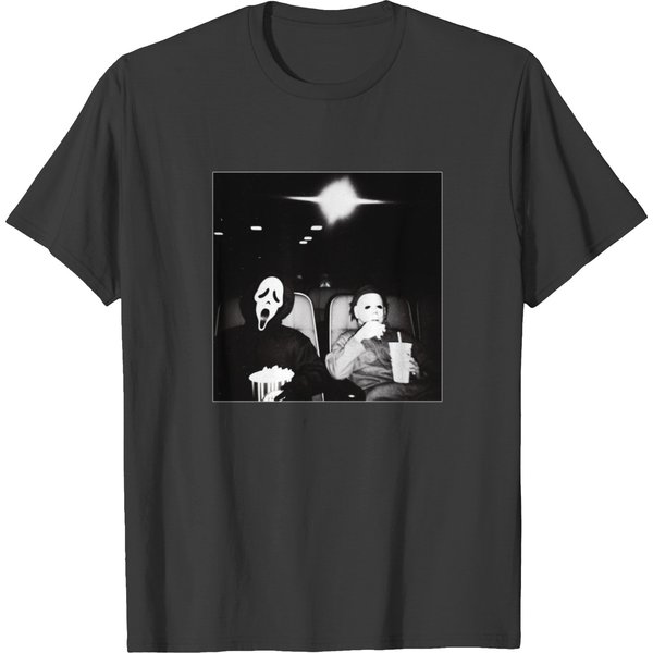 Halloween Michael Myers And Ghost Face Shirt, Halloween Horror-image