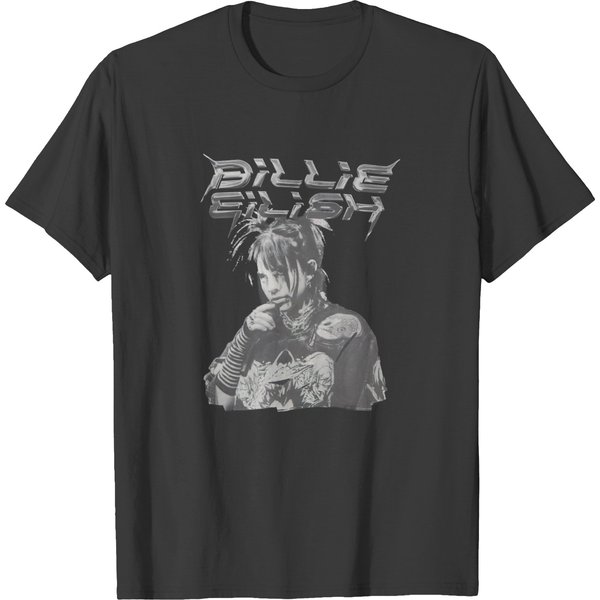 Billie Eilish Graphic T-Shirt | Unisex Music Tee | Billie Eilish Concert-image