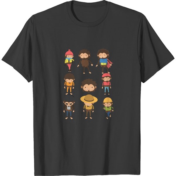 Sneaky Sasquatch Compilation T Shirts-image