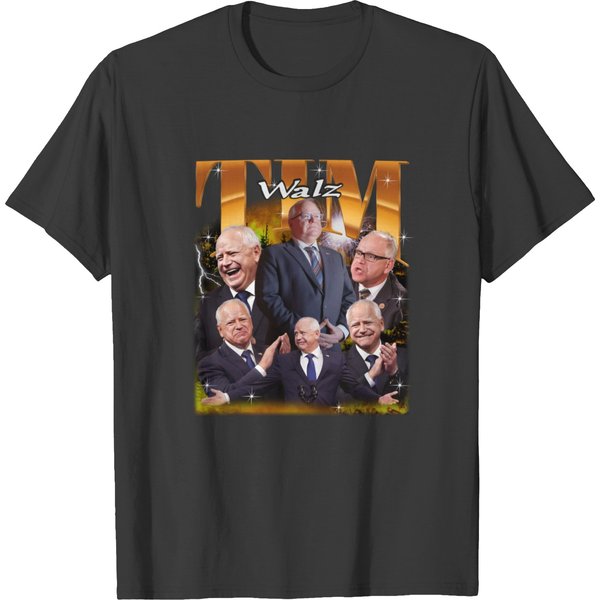 Tim Walz Limited Tshirt | Presiden Election 2024 Tim Walz Vintage-image