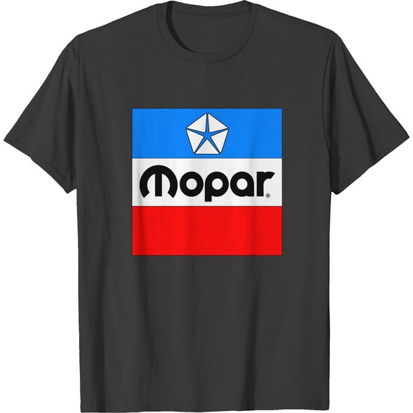 Classic Mopar Block Logo - Mopar - T Shirts-image