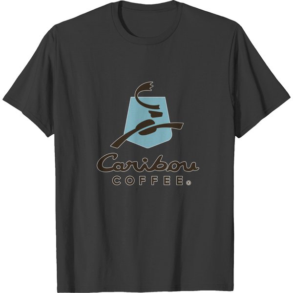 Caribou Coffee Logo T Shirts Restaurant T Shirts-image
