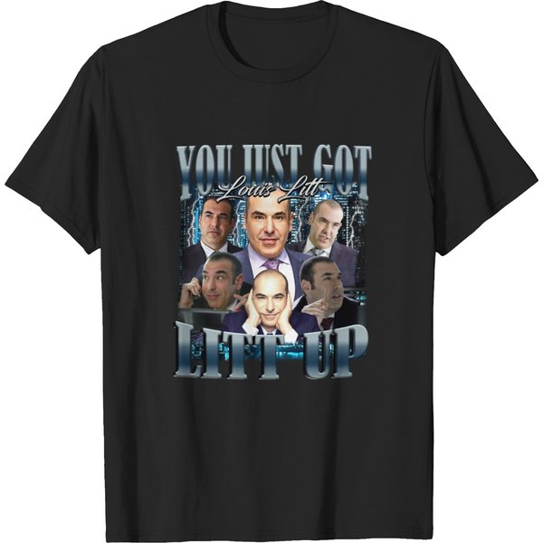 Louis Litt You Just Got Litt Up Funny 90S Shirt, Bootleg Movie Vintage Y2K-image