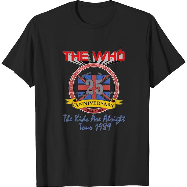 Vintage 1989 "The Who" The Kids Are Alright Tour T-Shirt-image
