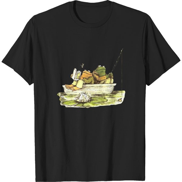 Frog And Toad Fishing - Frog And Toad Fishing - T-Shirt-image