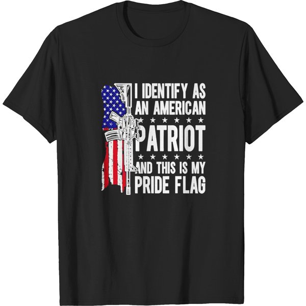 I As American Patriot And This My Pride Flag T-Shirts-image