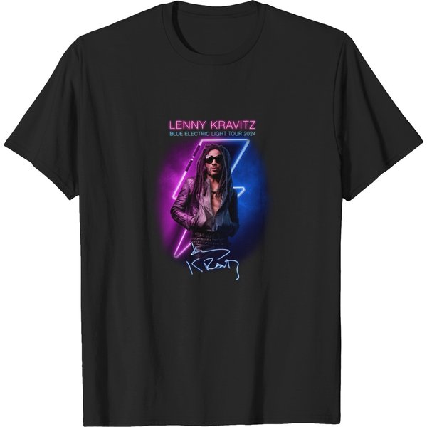 Lenny Kravitz Blue Electric Light Tour 2024 Shirt-image