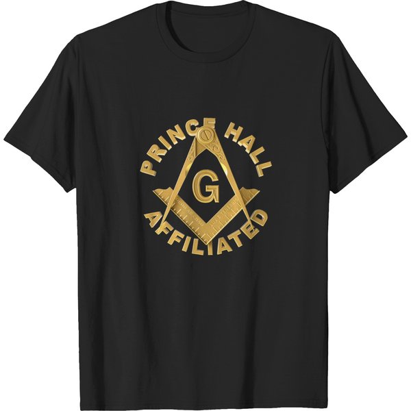 Masonic Pha Prince Hall Affiliated Square Compas T-Shirts-image