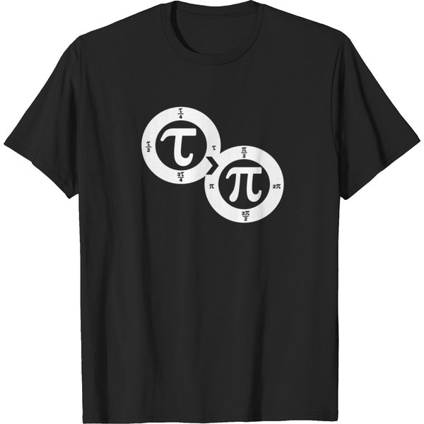 Tau Vs Pi Dark T-Shirts-image