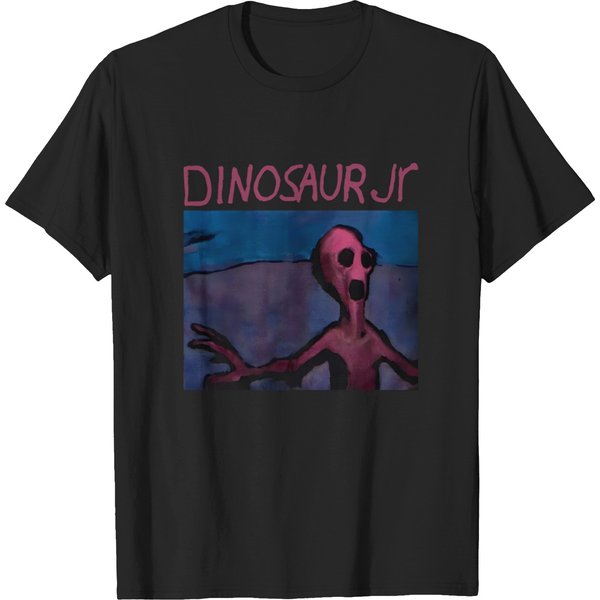 Indie Band 1993 T Shirt Dinosaur Jr Black Heavy Cotton Comfort T Shirt-image